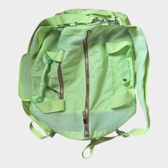 Ivy Park - RARE Neon Green / Yellow Duffel / Backpack combo - Picture 9 of 12